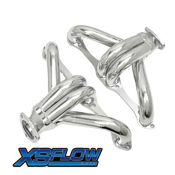 1958-Up SB Chevy Headers Block Hugger - Ceramic Coated