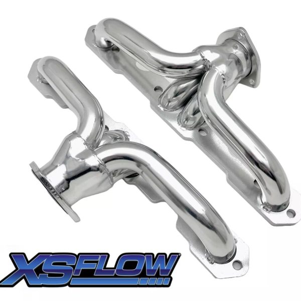 1958-Up Small Block Chevy V8 Exhaust Headers Super Short - Ceramic Coated